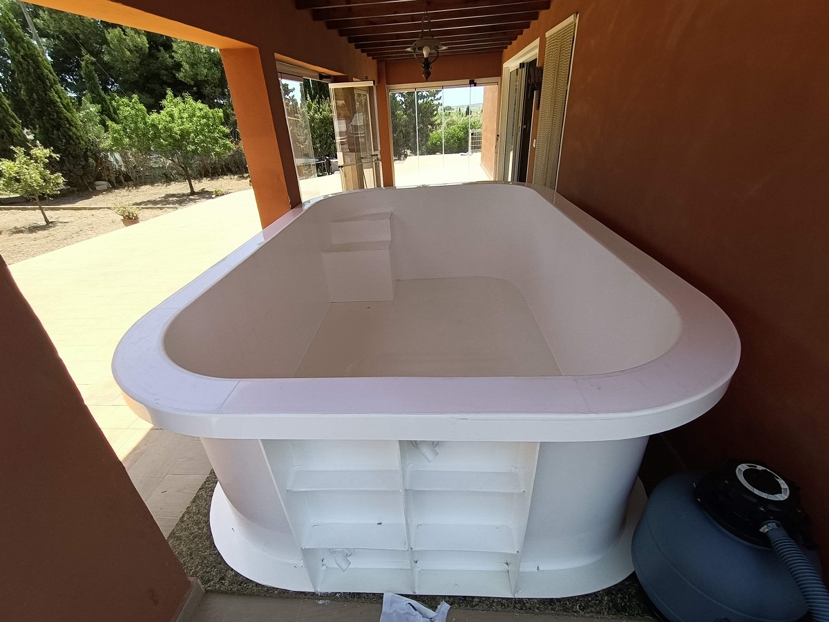 Mini Pools  für kleine Gärten  und Terrassen